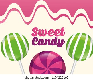 sweet candy concept