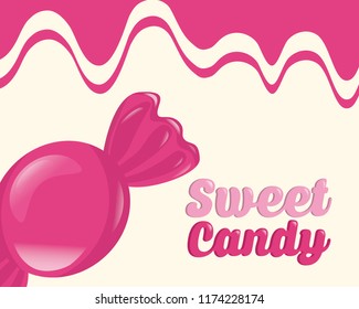 sweet candy concept
