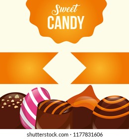 sweet candy concept