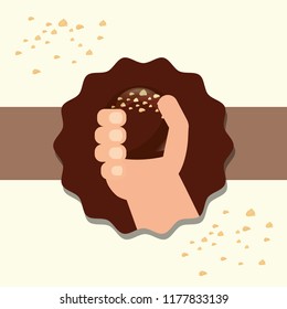 sweet candy concept