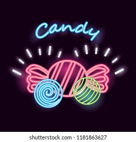 sweet candy concept