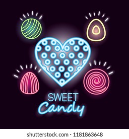 sweet candy concept