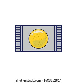 sweet candy confetti isolated icon vector illustration design