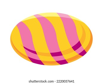 sweet candy confetti isolated icon