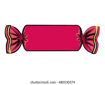 sweet candy delicious isolated icon vector illustration design