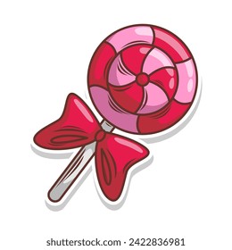 Sweet candy doodle hand draw illustration