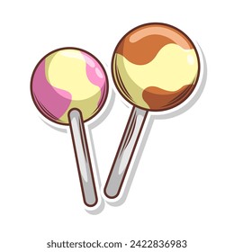 Sweet candy doodle hand draw illustration