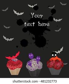 Sweet candy Halloween background