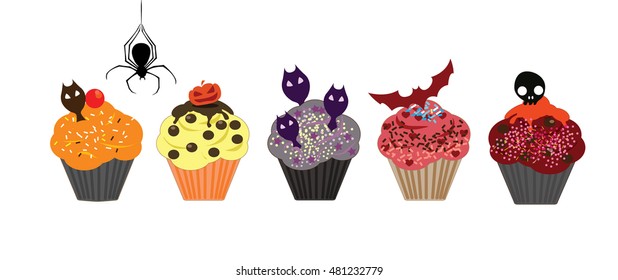 Sweet candy Halloween background