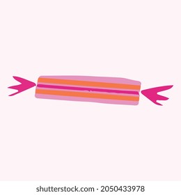 ilustración de caramelo dulce arte vectorial