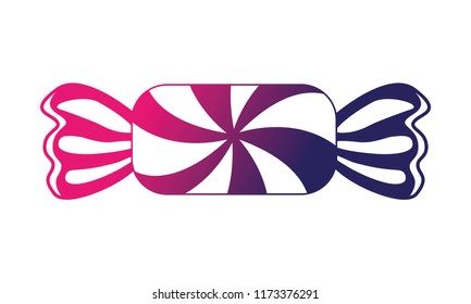 sweet candy isolated icon
