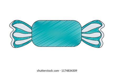 sweet candy isolated icon