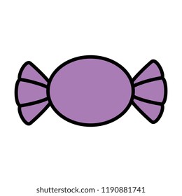 sweet candy isolated icon