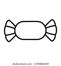 sweet candy isolated icon