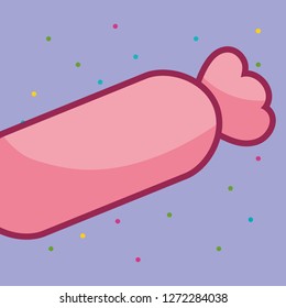sweet candy isolated icon