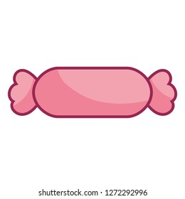 sweet candy isolated icon