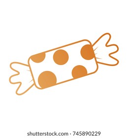 sweet candy isolated icon