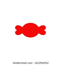 sweet candy logo design vector illustration template