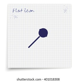 Sweet candy. Lollipop illustration.