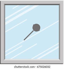 Sweet candy. Lollipop illustration.