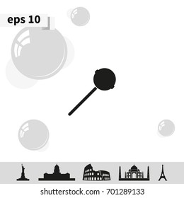Sweet candy. Lollipop illustration.
