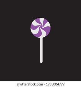 Sweet Candy Lollipop Realistic vector Background template Illustration