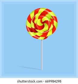 Sweet candy lollypop
