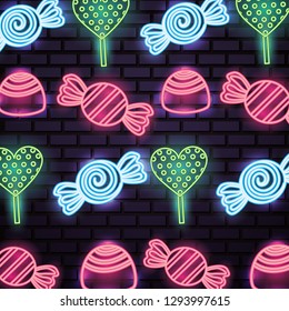 sweet candy neon