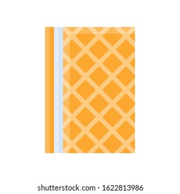 sweet and candy related lined biscuit vectors in flat design,