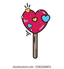 Sweet Candy Shape and ribbon For your valentines day, wedding or love presents design. For your valentines day, wedding or love presents design.