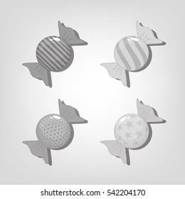 sweet candy shop icon vector illustration graphic design