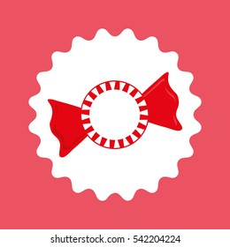 sweet candy shop icon vector illustration graphic design