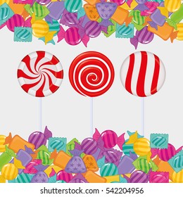 sweet candy shop icon vector illustration graphic design