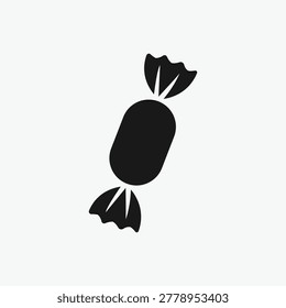 Sweet Candy. Toffee. Wrapped Candy icon vector