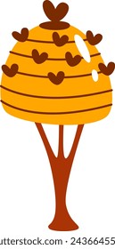 Sweet Candy Tree Vector Illustration