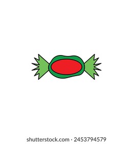 sweet candy vector type icon