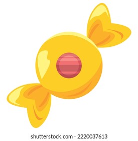 icono del paquete amarillo dulce