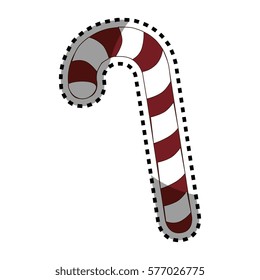 sweet cane isolated icon