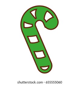 sweet cane isolated icon