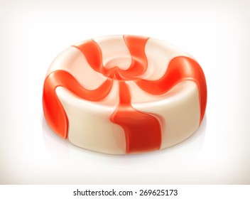 Süßkaramellbonbons, Vektorsymbol