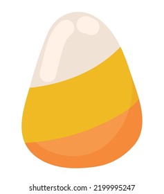 sweet caramel icon flat isolated