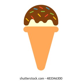 Sweet cartoon cold ice cream set and tasty cartoon frozen icecream collection vector delicious