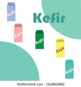 Sweet cartoon ice cream. Vector colorful ice creams.
