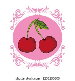 Sweet cherries fruit