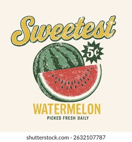 Sweet Cherries typography text print. Retro berry Print Design Vector with Slogan. Fashion graphic prints for fruit martini, Fashion slogan print. women's cute t-shirt print, vintage poster design.