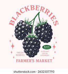 Sweet Cherries typography text print. Retro berry Print Design Vector with Slogan. Fashion graphic prints for fruit martini, Fashion slogan print. women's cute t-shirt print, vintage poster design.