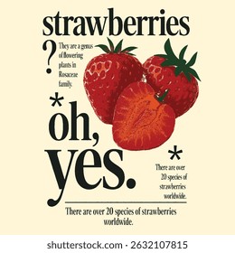 Sweet Cherries typography text print. Retro berry Print Design Vector with Slogan. Fashion graphic prints for fruit martini, Fashion slogan print. women's cute t-shirt print, vintage poster design.