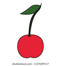sweet cherry fruit icon