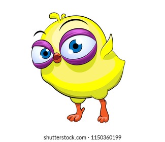 Sweet chick "Hello"