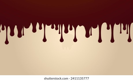 sweet chocolate background wit minimalist style
